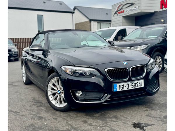 BMW 2-Series Convertible, Petrol, 2016, Black