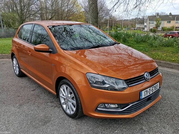 Volkswagen Polo Hatchback, Petrol, 2017, Orange