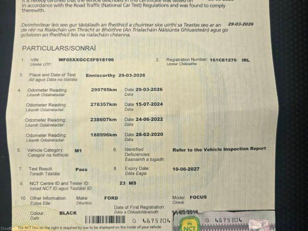 Ford Focus Hatchback, Diesel, 2016, Black