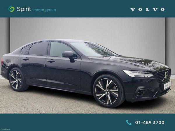 Volvo S90 Saloon, Petrol Hybrid, 2021, Black