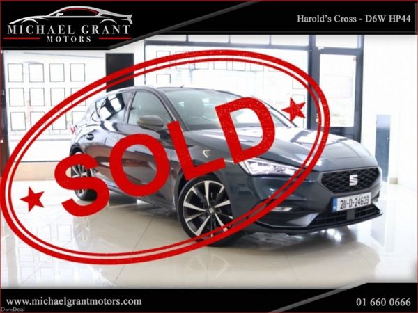 SEAT Leon Hatchback, Petrol, 2021, Grey