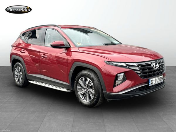 Hyundai Tucson SUV, Petrol Hybrid, 2022, Red