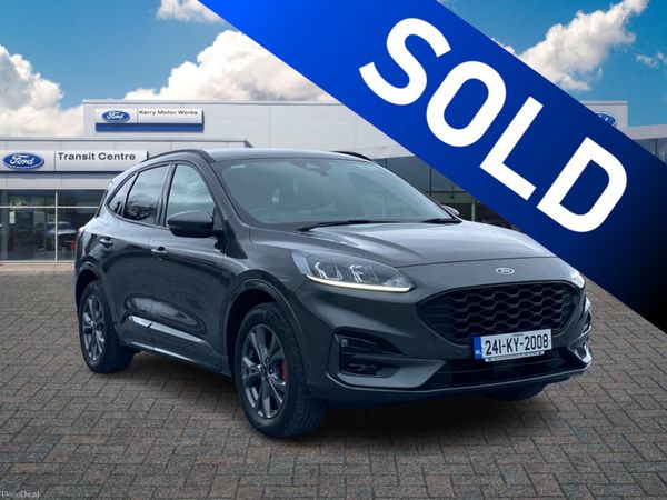 Ford Kuga SUV, Petrol Plug-in Hybrid, 2024, Grey