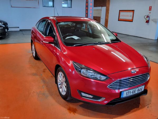 Ford Focus Saloon, Diesel, 2017, Red