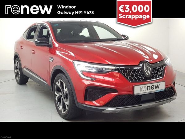 Renault Arkana Hatchback, Petrol, 2024, Red