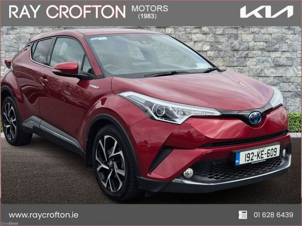 Toyota C-HR Hatchback, Petrol Hybrid, 2019, Red