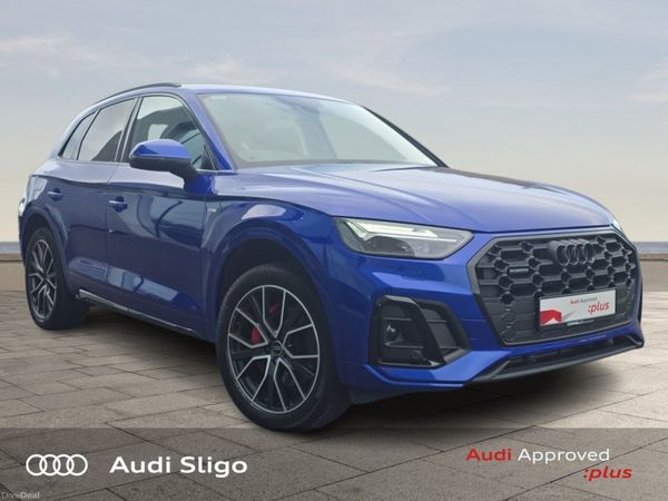 Audi Q5 SUV, Petrol Plug-in Hybrid, 2024, Blue