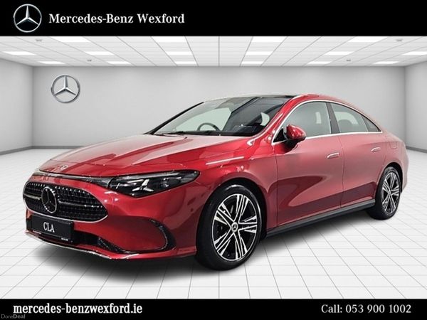Mercedes-Benz CLA Saloon, Petrol, 2026, Red