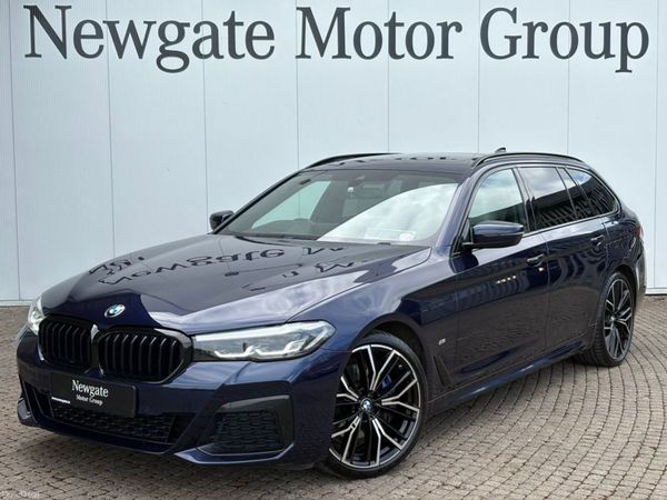 BMW 5-Series Estate, Diesel, 2022, Blue