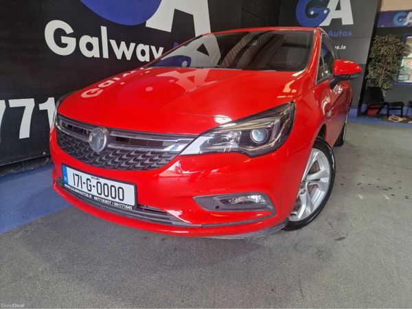 Vauxhall Astra Hatchback, Petrol, 2017, Red