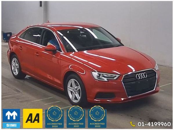 Audi A3 Saloon, Petrol, 2018, Red