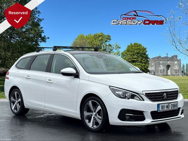 Peugeot 308 Estate, Diesel, 2018, White
