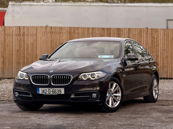 BMW 5-Series Saloon, Diesel, 2014, Brown