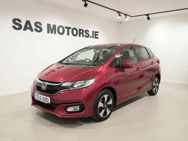 Honda Fit Hatchback, Petrol Hybrid, 2017, Red
