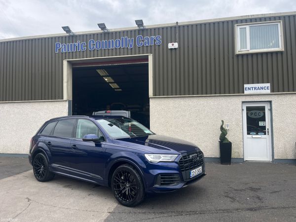 Audi Q7 SUV, Petrol Plug-in Hybrid, 2022, Blue