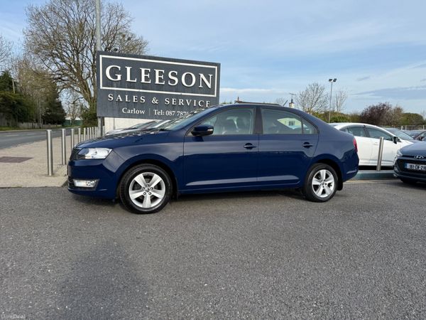 Skoda Rapid Saloon, Petrol, 2017, Blue