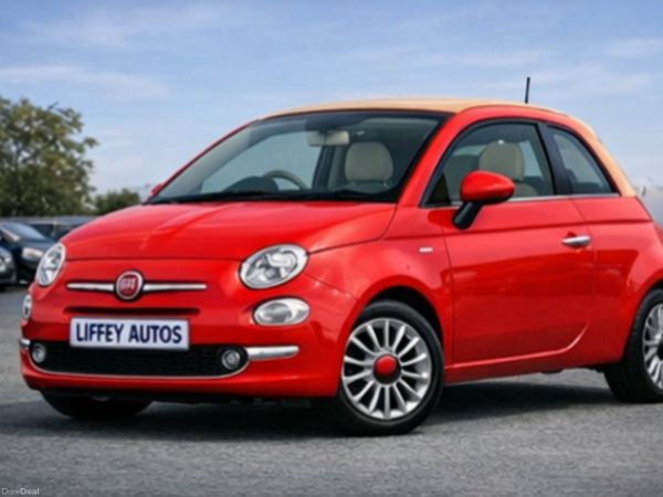 Fiat 500 Hatchback, Petrol, 2014, Red
