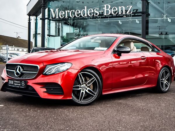 Mercedes-Benz E-Class Coupe, Diesel, 2018, Red