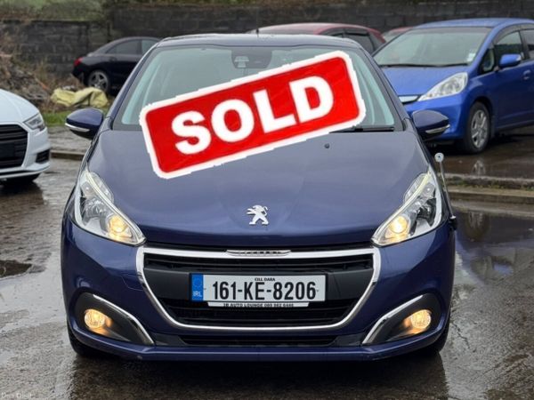 Peugeot 208 Hatchback, Petrol, 2016, Blue