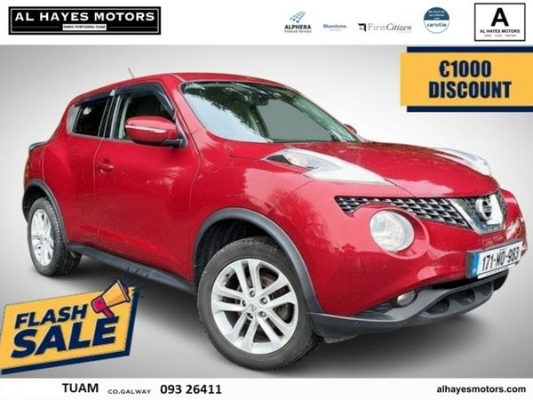 Nissan Juke SUV, Diesel, 2017, Red