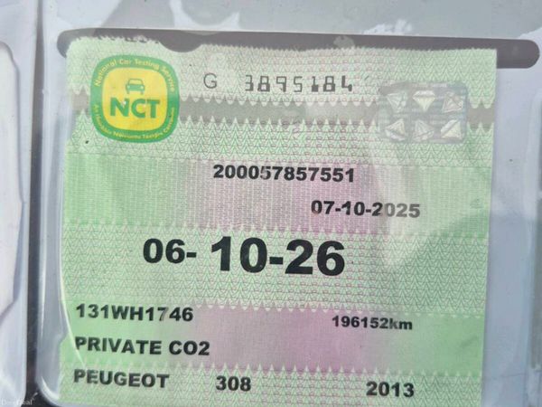 Peugeot 308 Hatchback, Diesel, 2013, Black