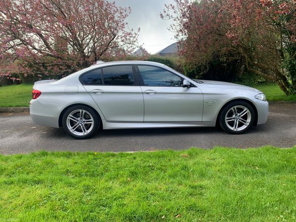 BMW 5-Series Saloon, Diesel, 2013, Silver