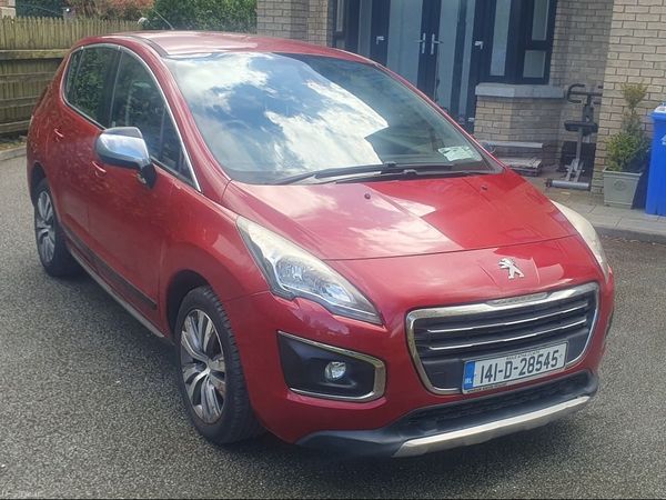 Peugeot 3008 SUV, Diesel, 2014, Red