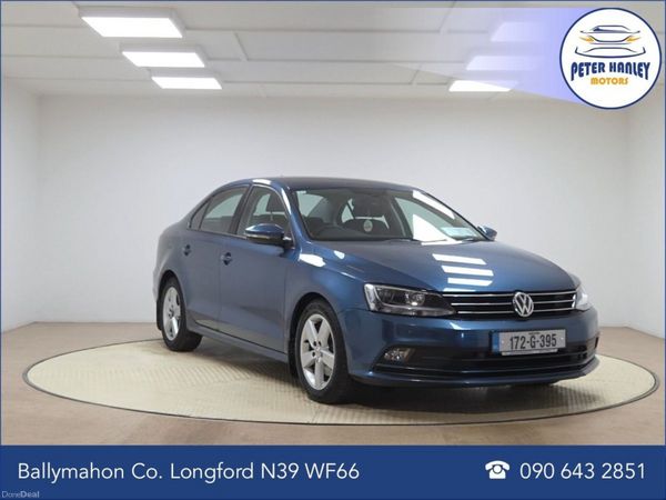 Volkswagen Jetta Saloon, Diesel, 2017, Blue