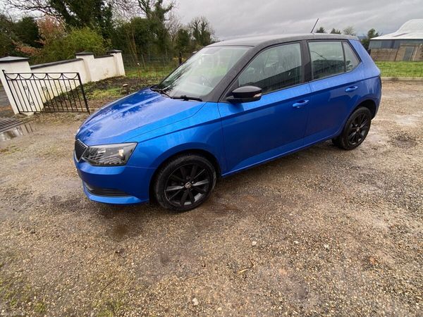 Skoda Fabia Hatchback, Petrol, 2017, Blue
