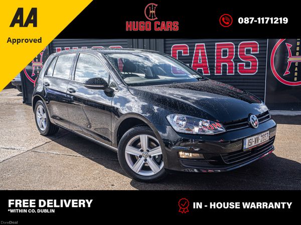 Volkswagen Golf Hatchback, Diesel, 2015, Black