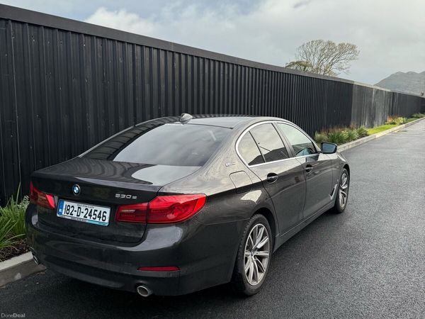 BMW 5-Series Saloon, Petrol Plug-in Hybrid, 2018, Brown