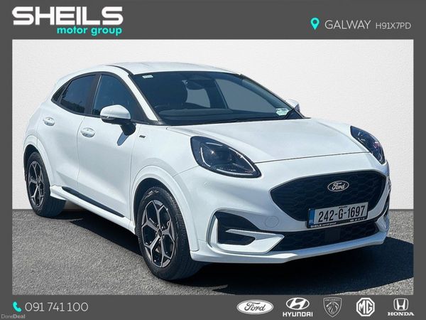 Ford Puma MPV, Petrol Hybrid, 2024, White