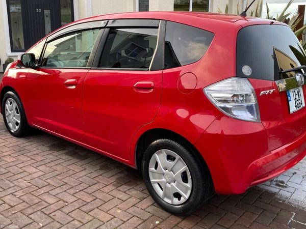 Honda Fit Hatchback, Petrol Hybrid, 2012, Red