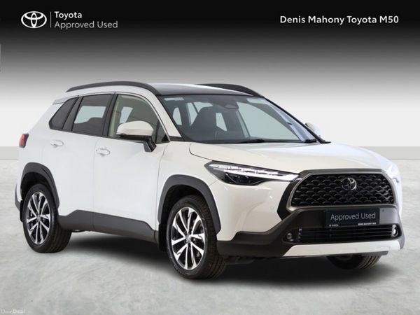 Toyota Corolla Cross SUV, Petrol Hybrid, 2024, White