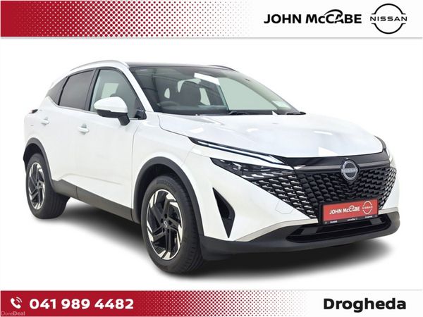 Nissan Qashqai SUV, Petrol Hybrid, 2026, White