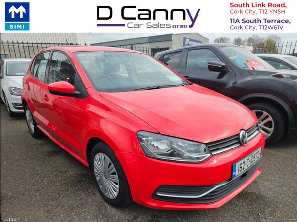 Volkswagen Polo Hatchback, Petrol, 2016, Red