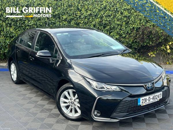 Toyota Corolla Saloon, Petrol Hybrid, 2023, Black
