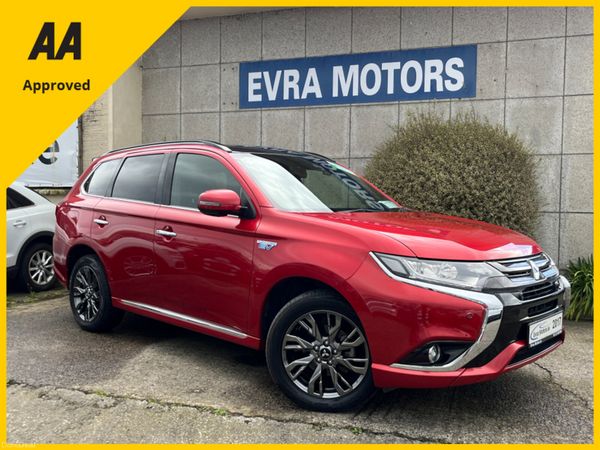 Mitsubishi Outlander SUV, Petrol Plug-in Hybrid, 2017, Red