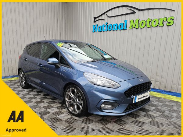 Ford Fiesta Hatchback, Petrol Hybrid, 2021, Blue