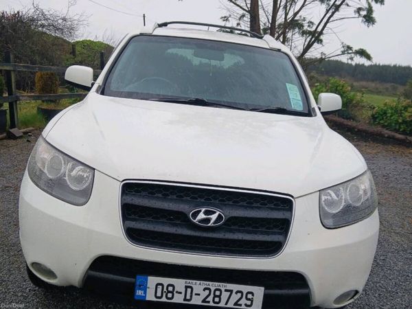 Hyundai Santa Fe SUV, Diesel, 2008, White