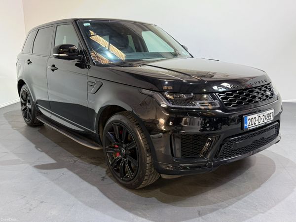 Land Rover Range Rover Sport SUV, Petrol Plug-in Hybrid, 2020, Black
