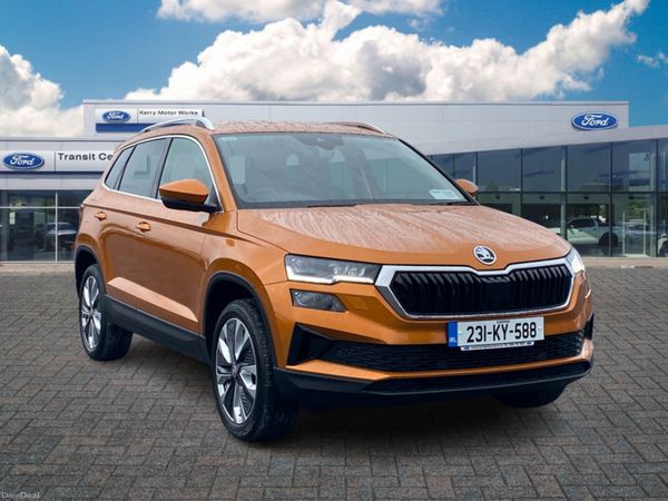 Skoda Karoq SUV, Petrol, 2023, Orange