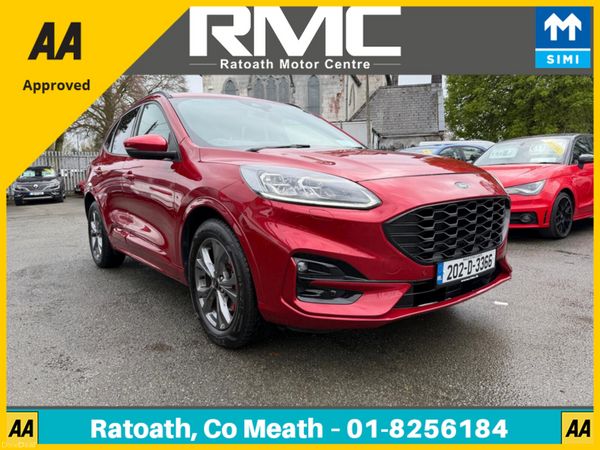 Ford Kuga SUV, Petrol Plug-in Hybrid, 2020, Red