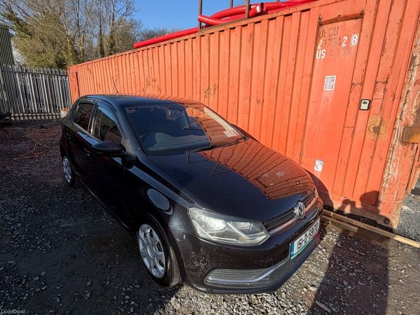 Volkswagen Polo Hatchback, Petrol, 2015, Black