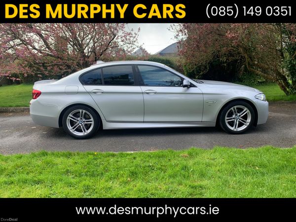BMW 5-Series Saloon, Diesel, 2013, Silver
