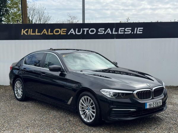 BMW 5-Series Saloon, Petrol Plug-in Hybrid, 2019, Black