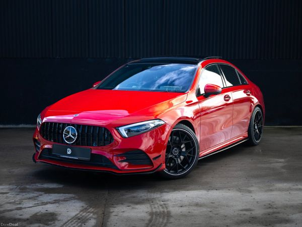 Mercedes-Benz A-Class Saloon, Petrol, 2019, Red