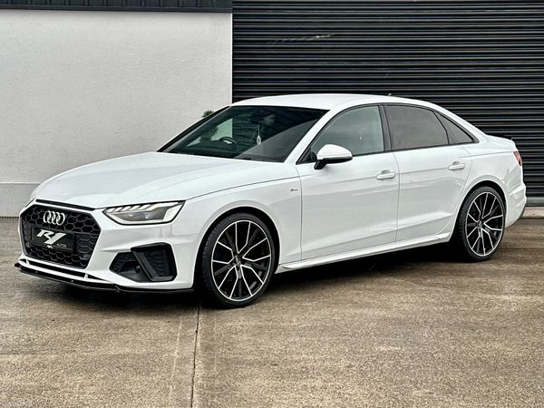 Audi A4 Saloon, Diesel Hybrid, 2021, White