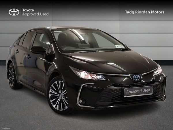 Toyota Corolla Saloon, Petrol Hybrid, 2025, Black
