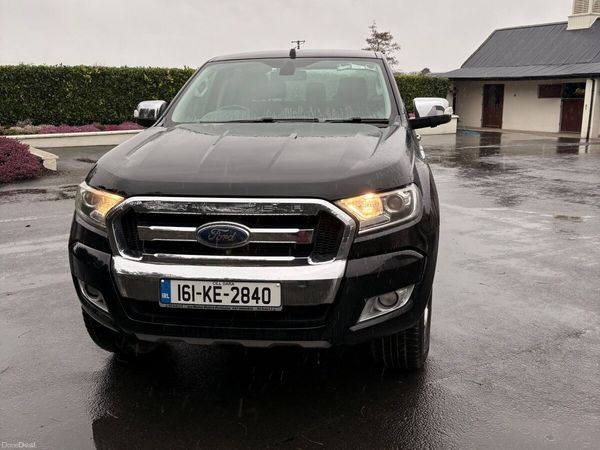 Ford Ranger Crew Cab, Diesel, 2016, Black